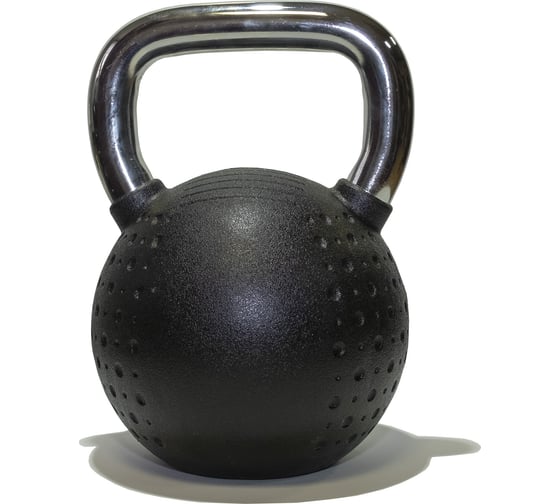 Гиря Original FitTools 20 кг, с хромированной ручкой, полиуретановая (CPU) FT-KB-CPU-20