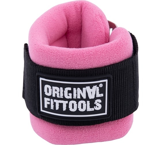 Ремень регулируемый Original FitTools для тренировки мышц бедра и ягодиц, розовый, F0-кольцо FT-AS05-F0-PK