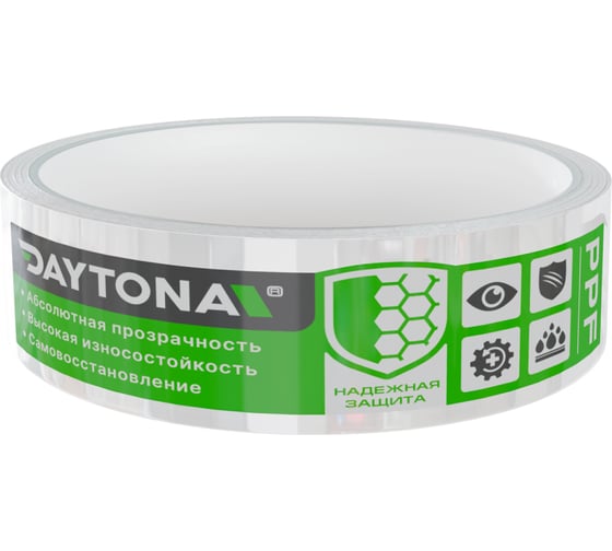 Сверхпрочная защитная бронепленка для велосипеда Daytona 162 мкм, 5 м x 30 мм MP1376003050 1
