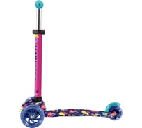 Самокат трехколесный MAXISCOO Серия Baby (2022) со светящимися колесами, русалки msc-b072103pr