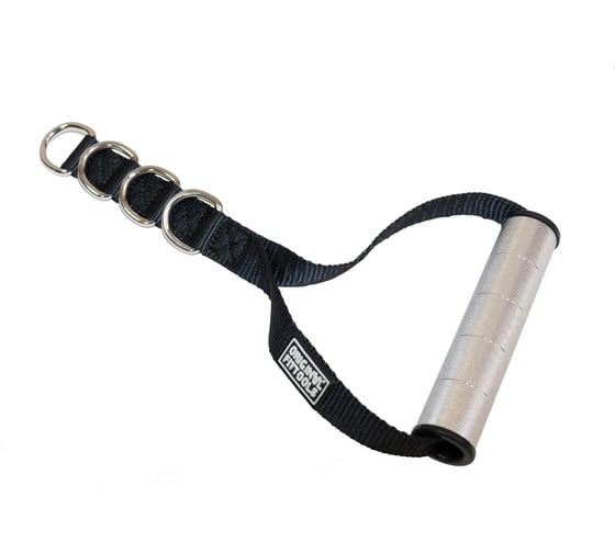 Тяга закрытая нейлоновая регулируемая Original FitTools с алюминиевой рукояткой 15 см FT-ALU-150CH 1