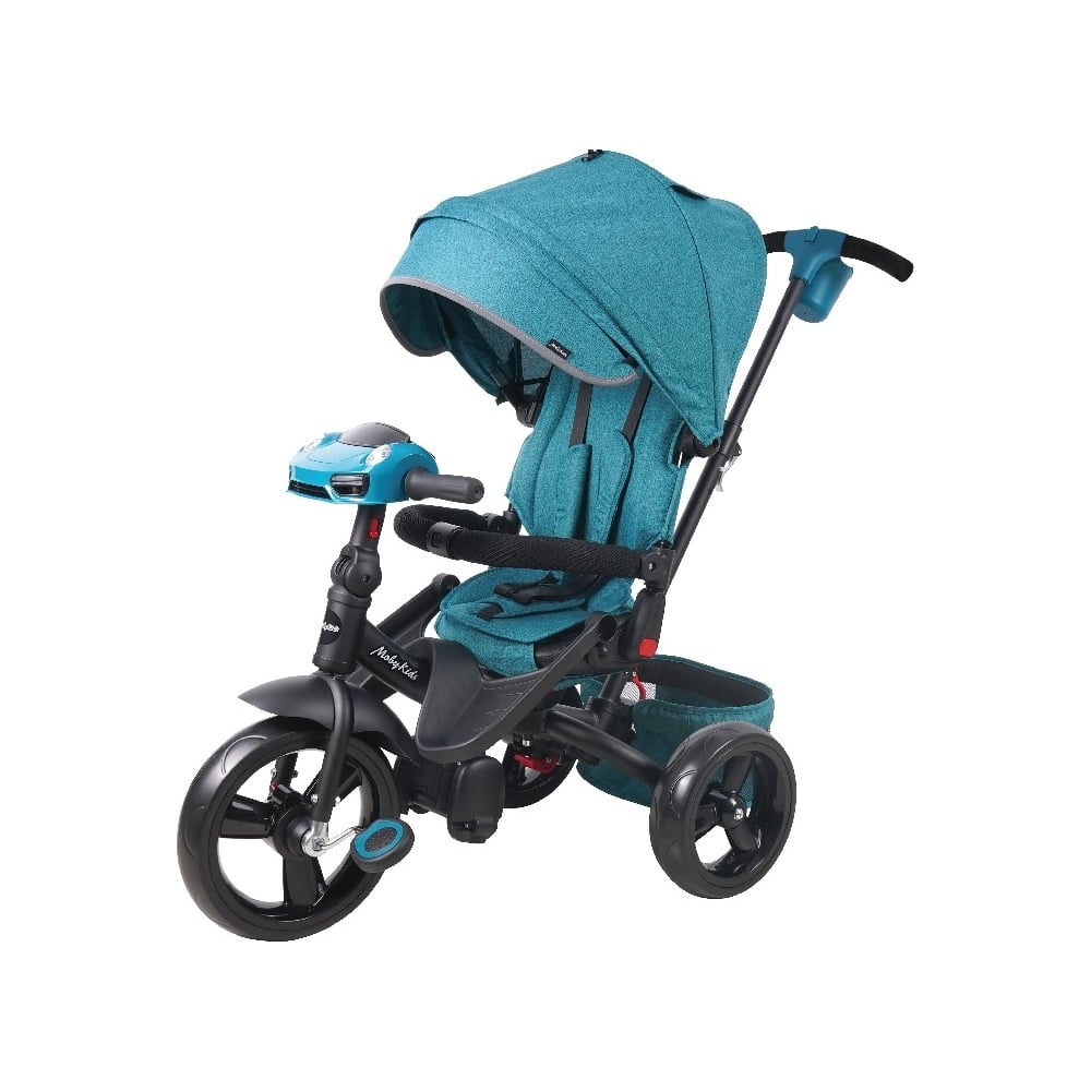 Велосипед трехколесный Moby Kids Leader 360 12x10 EVA CAR, морская ...