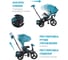 Велосипед трехколесный Moby Kids Leader 360 12x10 EVA CAR, морская волна 649359 6