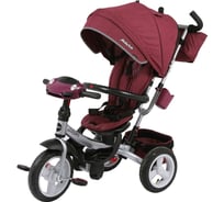 Велосипед трехколесный Moby Kids Travel Pro 360 12x10 AIR Car, бордовый 641356