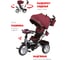 Велосипед трехколесный Moby Kids Travel Pro 360 12x10 AIR Car, бордовый 641356 2