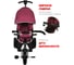 Велосипед трехколесный Moby Kids Travel Pro 360 12x10 AIR Car, бордовый 641356 5