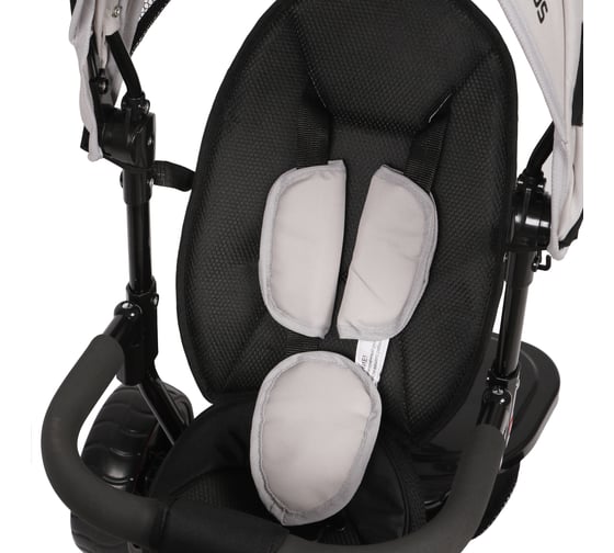 Велосипед трехколесный Moby Kids Rider 360, 10x8 EVA, серый 646232