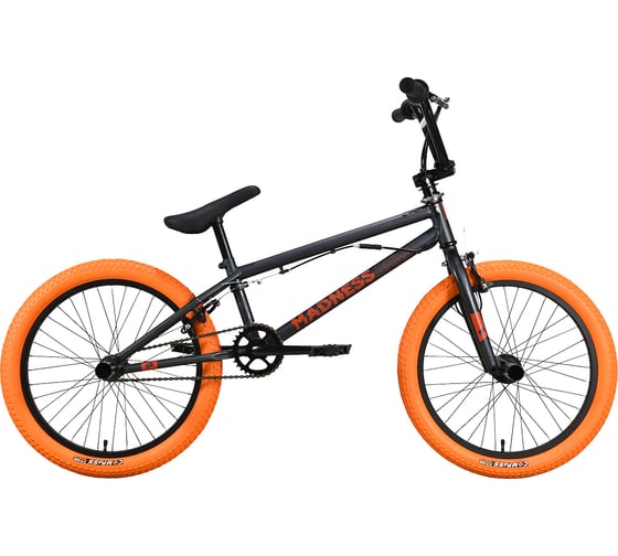 Велосипед STARK 22 Madness BMX 2, серый/оранжевый/оранжевый HQ-0014010
