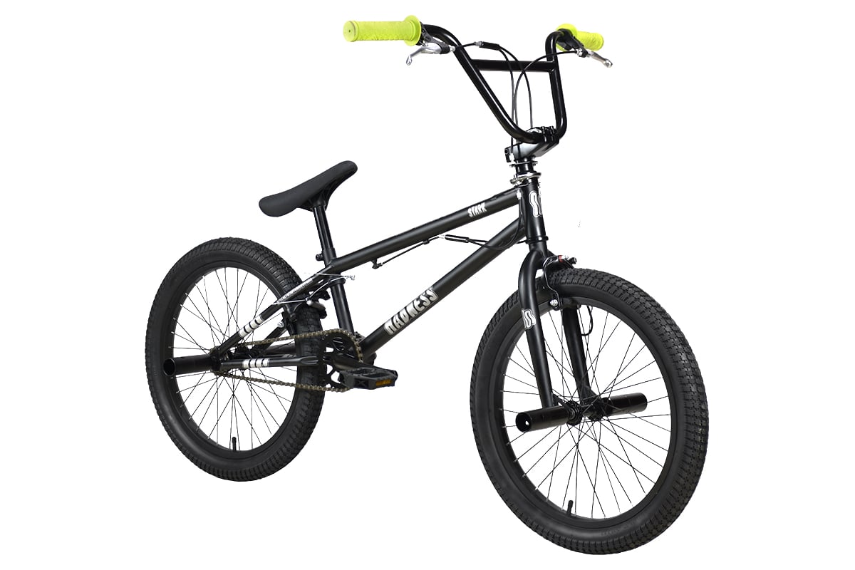 Велосипед STARK 24 Madness BMX 2, черный матовый/серебристый/черный HQ ...