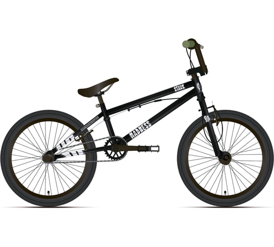 Велосипед STARK 24 Madness BMX 2, черный матовый/серебристый/черный HQ-0014368