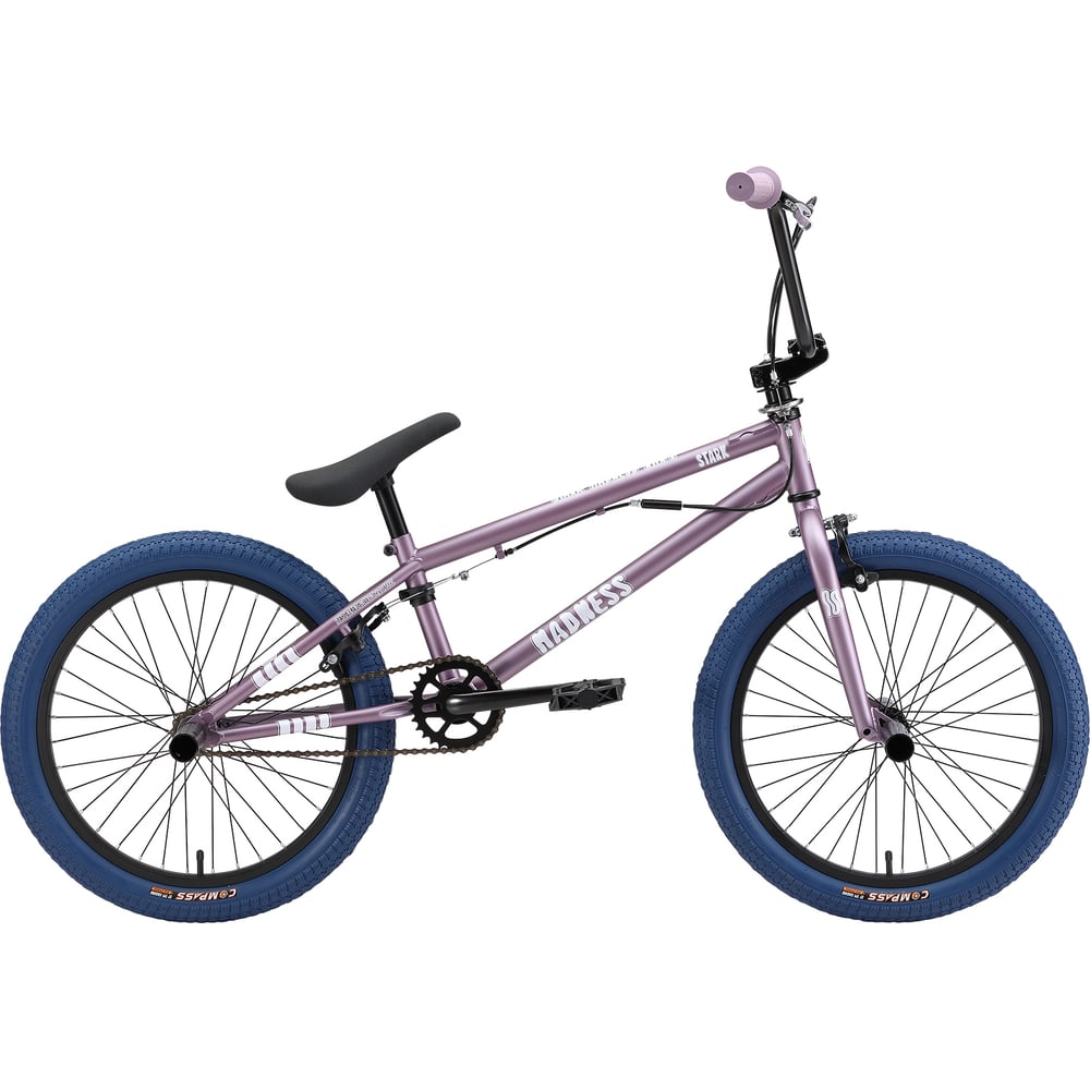 Велосипед STARK 24 Madness BMX 2, фиолетово-серый/перламутр/темно-синий ...