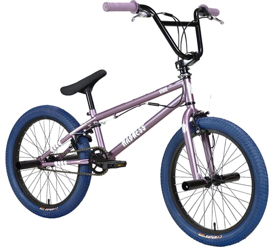 Велосипед STARK 24 Madness BMX 2, фиолетово-серый/перламутр/темно-синий HQ-0014142