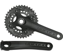 Система PROWHEEL VORTEX-551-TT, 24/38T 175MMAL-6061-T6, W/PW-MBB73+/PW-BB92, CHAINLINE:49,BCD:104\64 черный H000017504