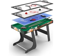 Складной игровой стол UNIXline Трансформер 4 в 1 125x63 cм GTMFU125X63CL