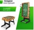 Складной игровой стол Футбол - Кикер Wood UNIXline 122x61 см GTSFU122X61WD 4