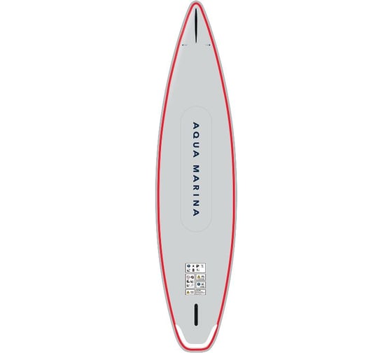 SUP-доска Aqua Marina Hyper 12'6" Navy, 381x81x15 см, насос, лиш, киль, ремнабор, сумка, до 170 кг BT-23HY02