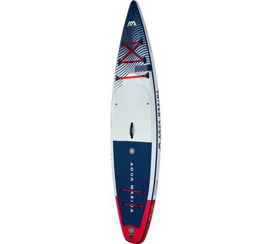 SUP-доска Aqua Marina Hyper 12'6" Navy, 381x81x15 см, насос, лиш, киль, ремнабор, сумка, до 170 кг BT-23HY02