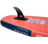 SUP-доска Aqua Marina Monster Sky Glider 366x84x15 см, насос, весло, лиш, киль, ремнабор, сумка, до 170 кг BT-23MOP