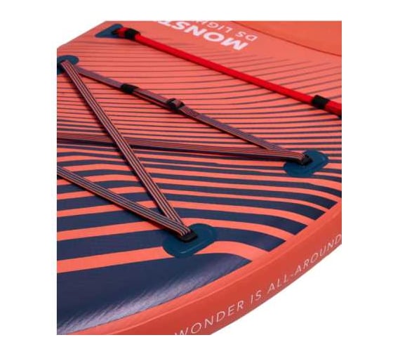 SUP-доска Aqua Marina Monster Sky Glider 366x84x15 см, насос, весло, лиш, киль, ремнабор, сумка, до 170 кг BT-23MOP