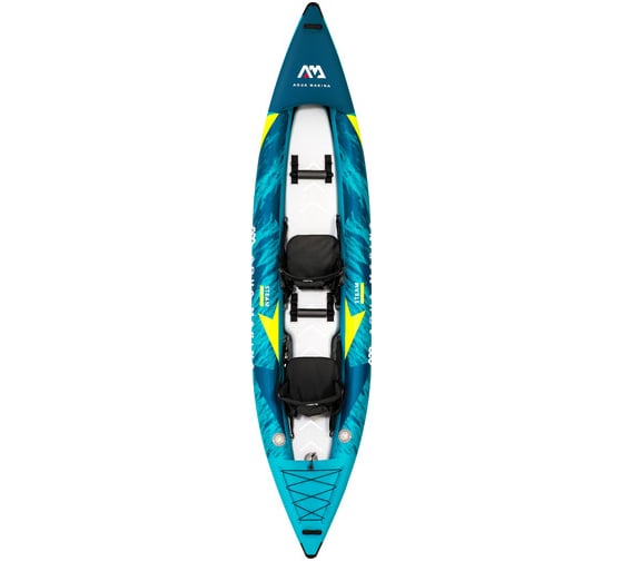 Надувная байдарка Aqua Marina Steam-412 Versatile 412x80 см, насос, сиденье, киль, рюкзак, сумка, до 180 кг ST-412 1