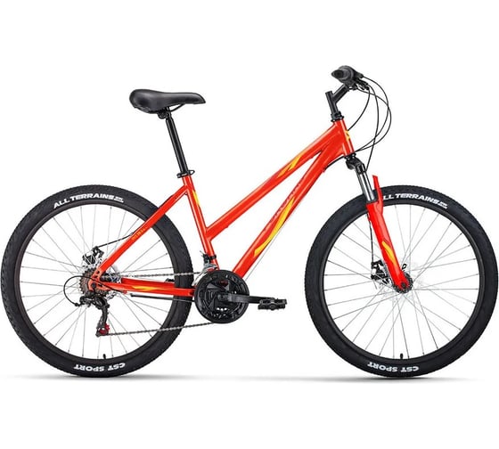 Велосипед 26" FORWARD IRIS 2.0 (DISK) (18-ск.) 2022 (рама 17) красный/желтый rbk22fw26740 1