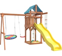 Детская площадка National Tree Company IgroWoods Premium для улицы и дачи ДП-8 Premium