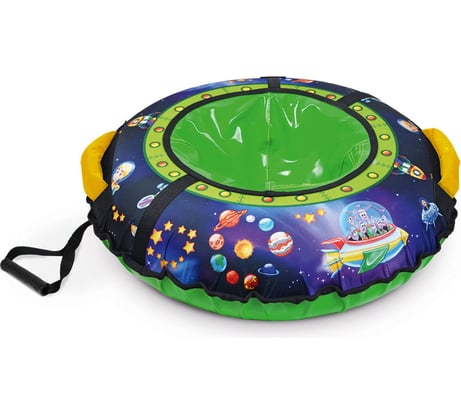 Надувная ватрушка (тюбинг) с автокамерой, 85 см, с пришельцами Nika ТБ3К-85/П2