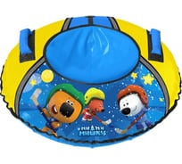 Надувная ватрушка-тюбинг Nika Ми-ми-мишки, желтый, с автокамерой 80 см ТБ1-80/ММ