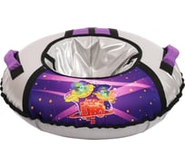 Надувная ватрушка-тюбинг Nika с пришельцами с автокамерой 85 см ТБ1КР-85/П