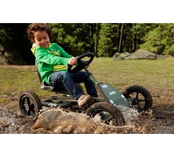 Веломобиль BERG Junior Pedal Go-kart зеленый 24.21.34