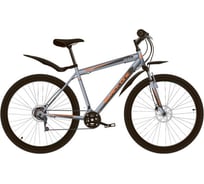 Велосипед BLACK ONE Onix 26 D серый/серый/оранжевый, размер рамы 16" H000016565
