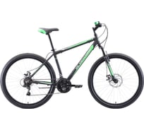 Велосипед BLACK ONE Onix 27.5 D Alloy чёрный/зелёный/серый, размер рамы 20" H000016549