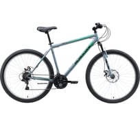 Велосипед BLACK ONE Onix 27.5 D серый/чёрный/зелёный, размер рамы 20" H000014882