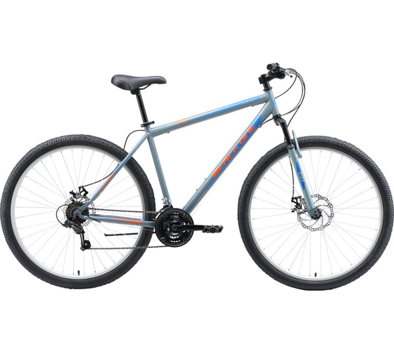 Велосипед BLACK ONE Onix 29 D серый/оранжевый/голубой, размер рамы 20" H000014275 1
