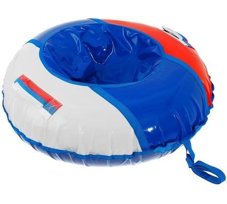 Санки-ватрушки ONLITOP Триколор диаметр 0.9 м, с молнией 3858198