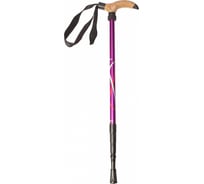 Телескопическая палка для скандинавской ходьбы ONLITOP 4 секции, до 135см, цвет сиреневый 1025749