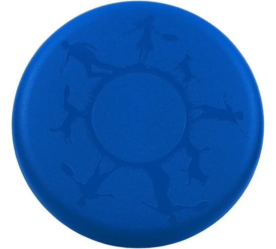 Летающая тарелка - фрисби FORTIUS синяя, 23 см, полипропилен H231201-23LB-PP 1