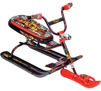 Снегокат Nika SNOWDRIVE Граффити, красный каркас СНД-3/ГК2