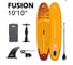 SUP-доска Aqua Marina Fusion Before Sunset 330x81x15 см, насос, весло, лиш, киль, ремнабор, сумка, до 150 кг BT-23FUP 1