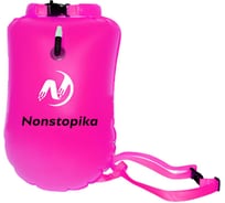 Буй для безопасного плавания Nonstopika 20л, розовый Buoy20l-pink