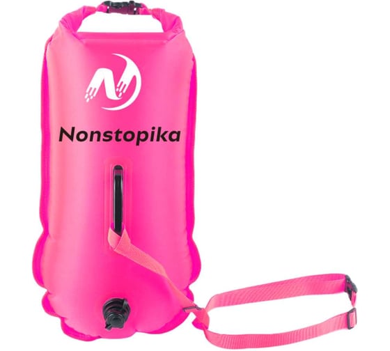 Буй для безопасного плавания Nonstopika 28 л, розовый Buoy28l-pink 1