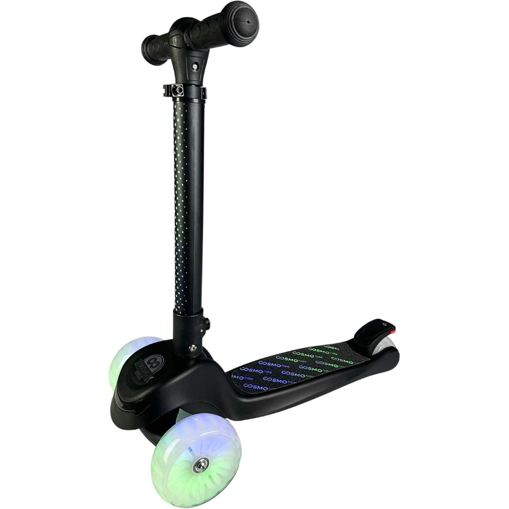 Самокат трехколесный с неоновой подсветкой Cosmoride 20 режимов GLOW ...