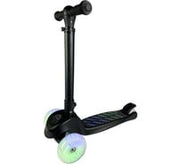 Самокат трехколесный с неоновой подсветкой Cosmoride 20 режимов GLOW, черный 058/S1001 УТ-00005694