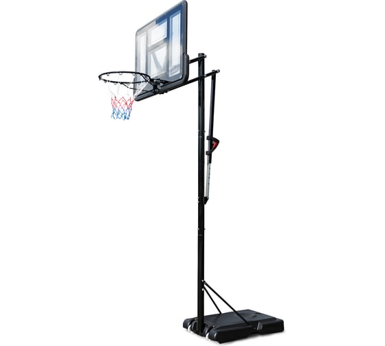 Баскетбольная стойка UNIXline B-Stand-PVC 44"x30" R45 H230-305 см BSTS305_44PVCBK