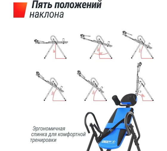 Инверсионный стол UNIXFIT UNIXline Fit IV-110 ITIV110