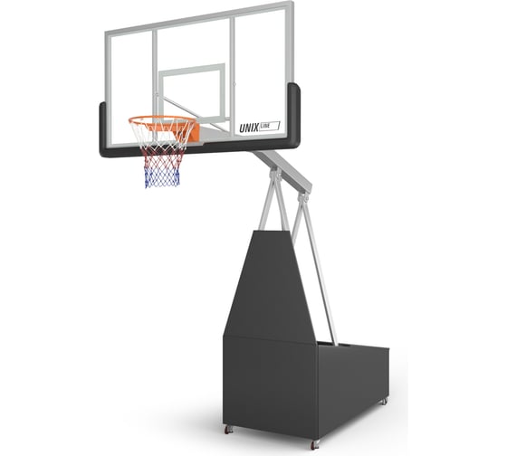 Баскетбольная стойка UNIXline B-Stand-PC 72"x42" R45 H120-305 см BSTSFPPR305_72PCBK