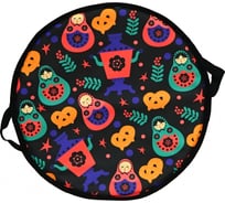 Круглая ледянка No Buts! Матрешка и Самовар 2005