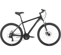 Велосипед STARK Indy 26.1 D Shimano, 2021 г, черный/чёрный, размер рамы 18", HD00000036