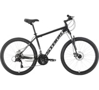 Велосипед STARK Indy 26.1 D Microshift, 2021 г, черный/серый, размер рамы 20", HD00000528
