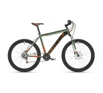Велосипед STARK Indy 26.2 D, 2021 г, зеленый/оранжевый, размер 16", HD00000015